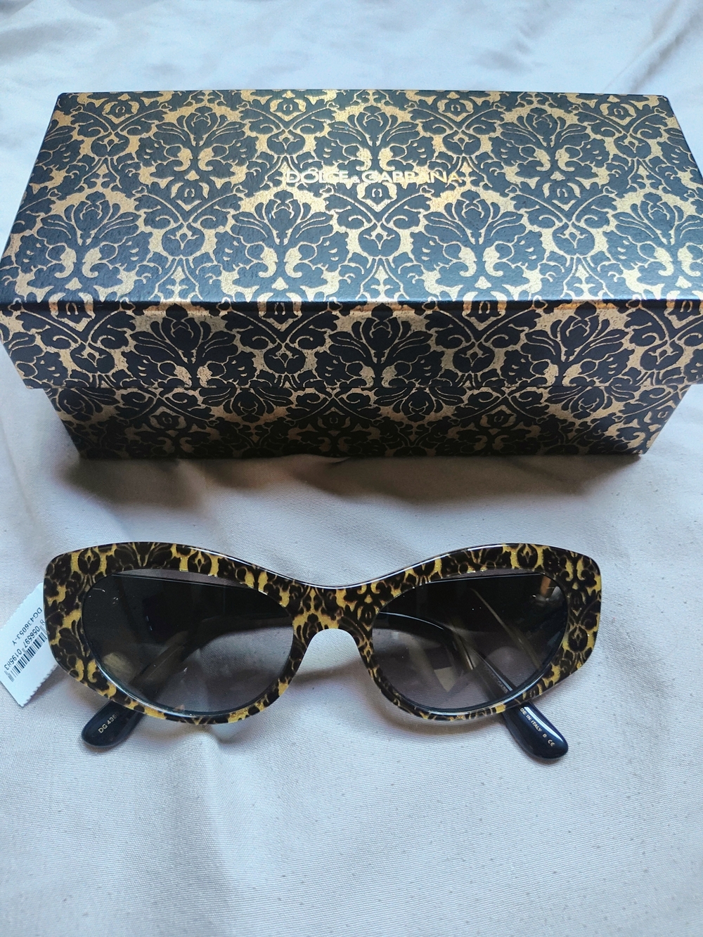 Dolce & Gabbana Women’s Leopard Cat Eye Sunglasses - Brown